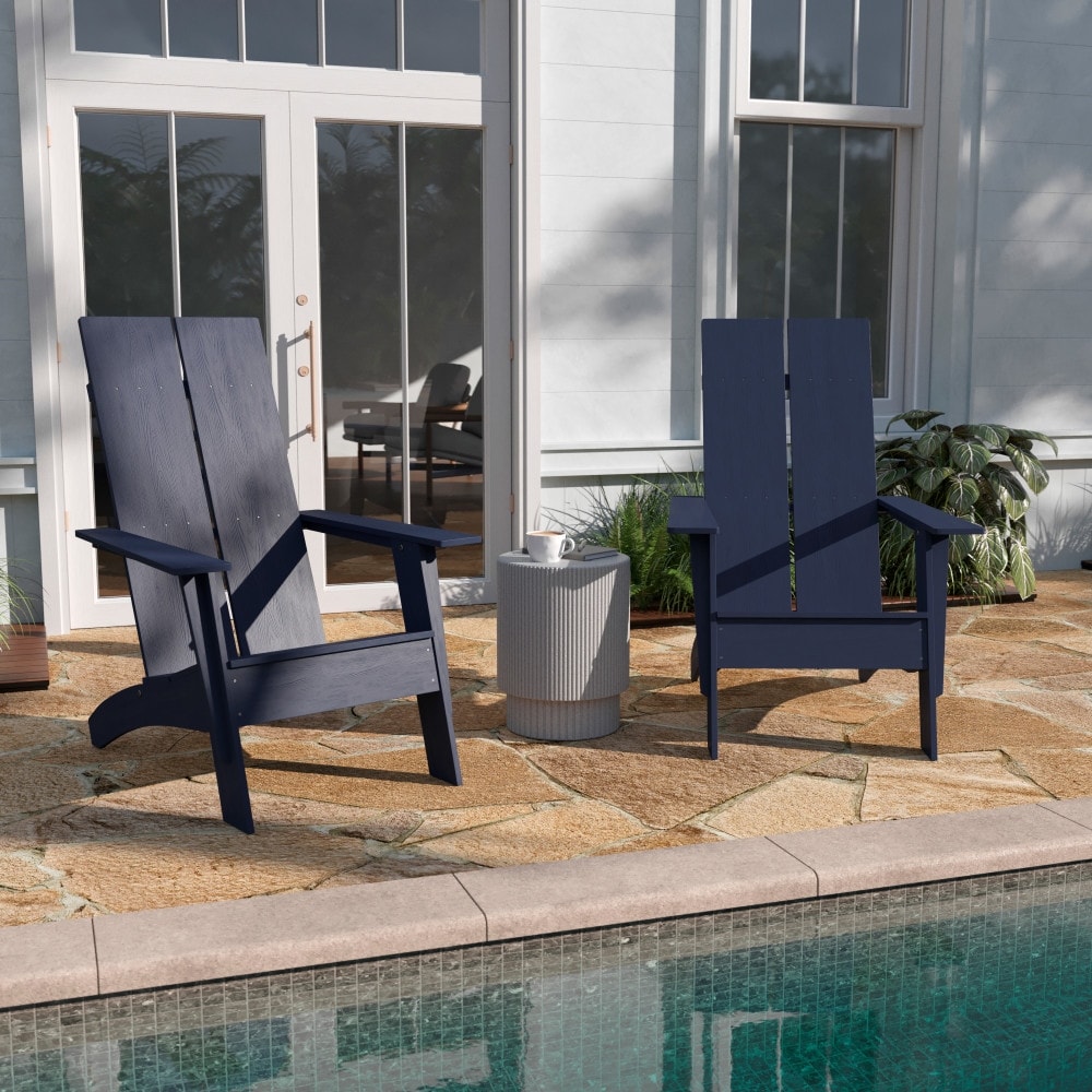Dual outlet adirondack chairs