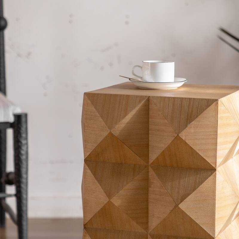 Three-dimensional Embossed Side Table