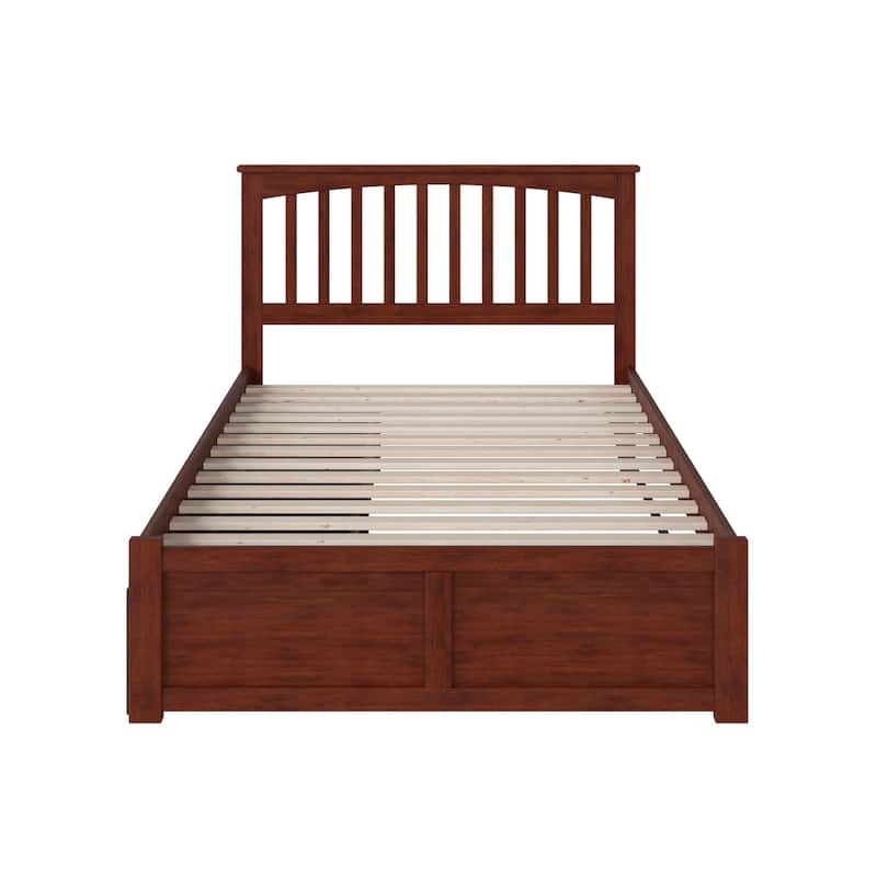 Platform Bed with Drawers & Footboard - Modern Bedroom Storage Solution