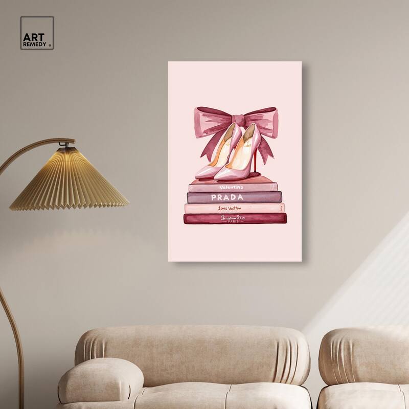 Stack of Fashion Canvas by Art Remedy, Gallery Wrapped