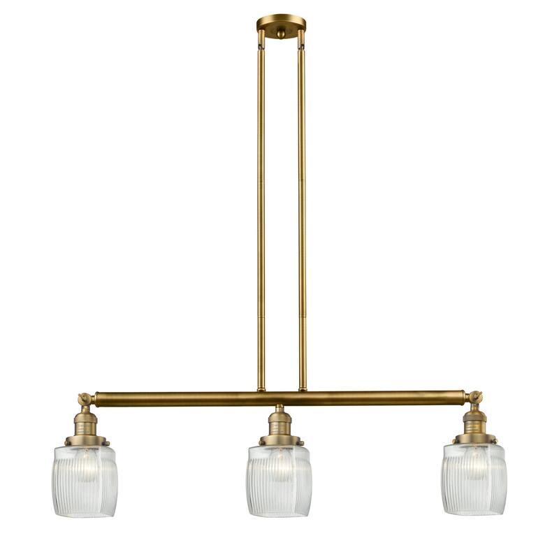 Innovations Lighting Colton 3 Light 38" Wide Linear Chandelier