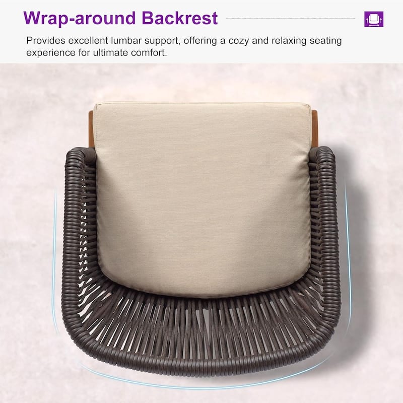 PURPLE LEAF 11 Pieces Outdoor Dining Set Metal Rattan Furniture Set for Lawn Backyard Patio Dining Set