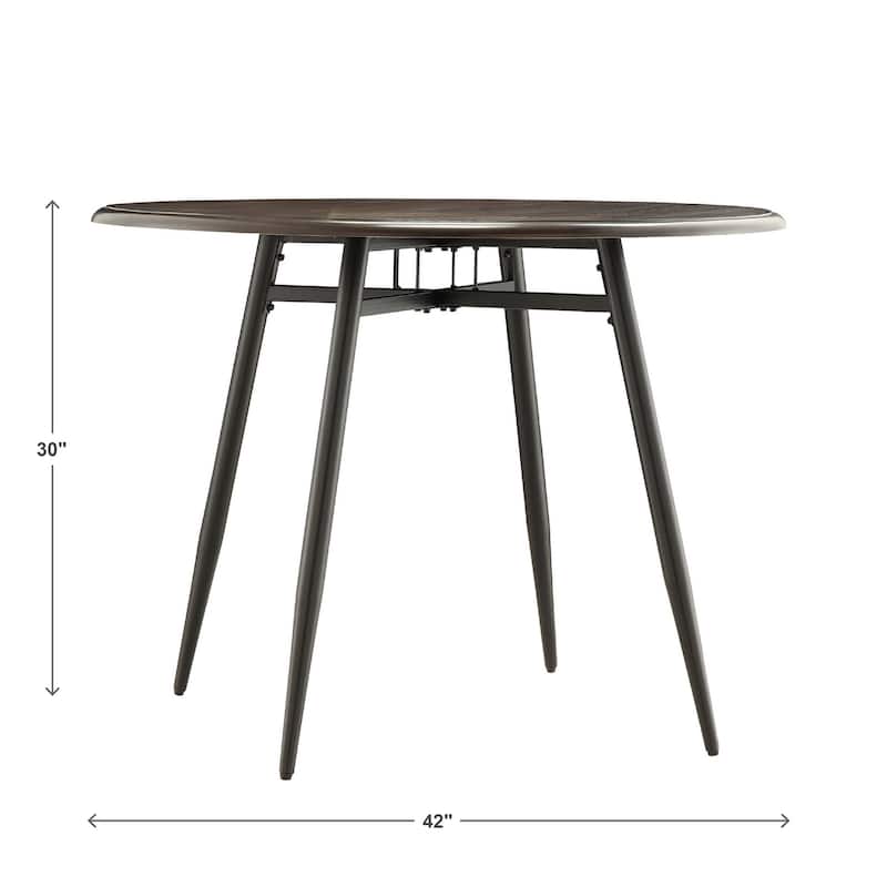 Belita Mid-century Two-tone Modern Wood Dining Table iNSPIRE Q Modern