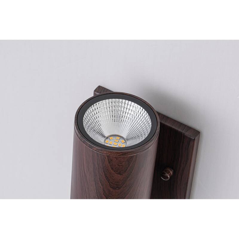 2 - Light Modern Industrial LED Outdoor Wall Sconce