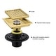 preview thumbnail 21 of 22, Luxier FD01 6 in. x 6 in. Stainless Steel Square Shower Floor Drain