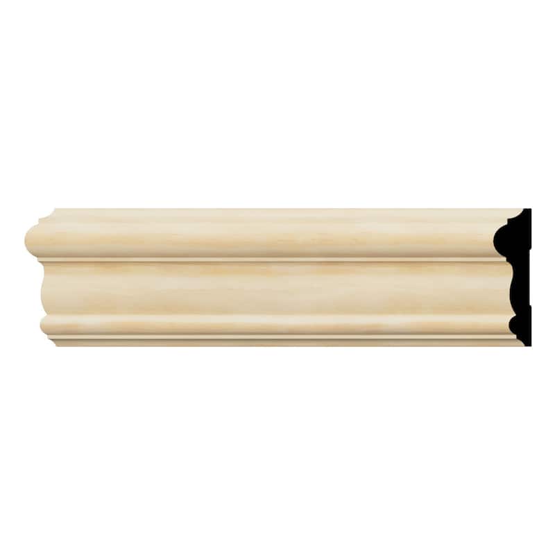 WM297: 11/16-in D x 3-in W x 96-in L Americraft Solid Hardwood Stain Grade Chair Rail Moulding - Pine