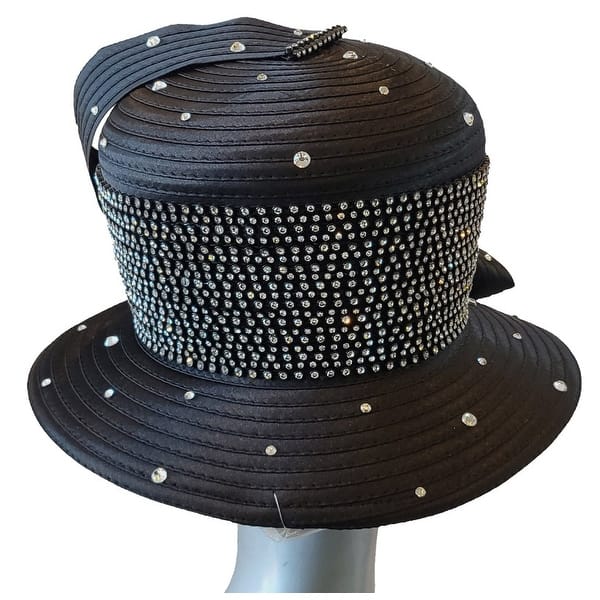 Church Hat with Rhinestones for Ladies Derby church - Bed  display picture 3