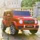 preview thumbnail 40 of 38, Licensed Mercedes Benz G63 Kids Ride-On Car, 12V Electric Vehicle with Remote Control, Music, Bluetooth, Wheels Suspension