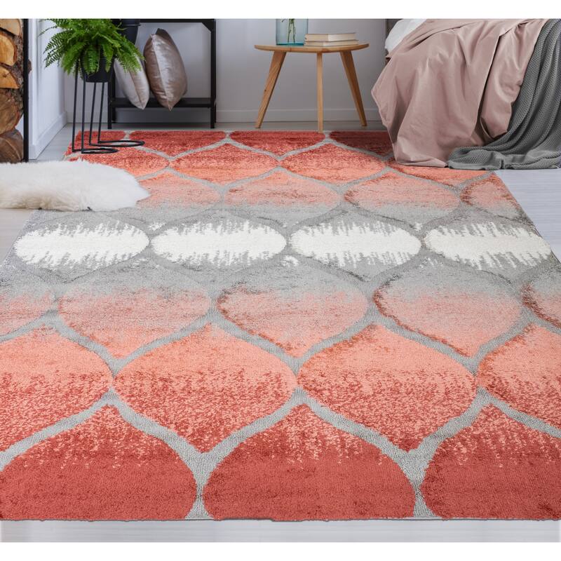 Noori Rug Monaco Theron High-low Trellis Area Rug