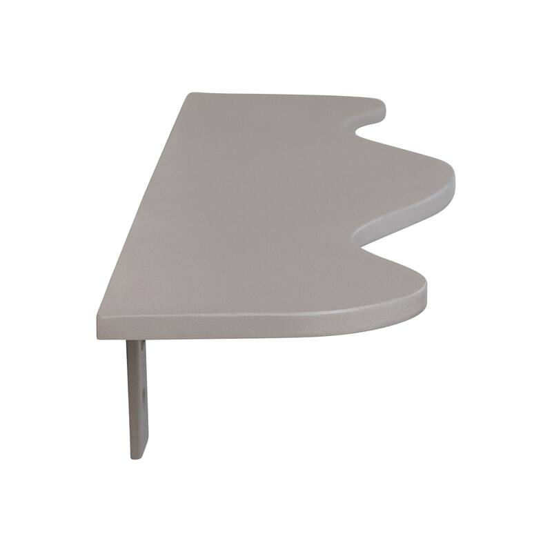 Textured Metal Wall Shelf - 28.0"L x 7.25"W x 4.75"H