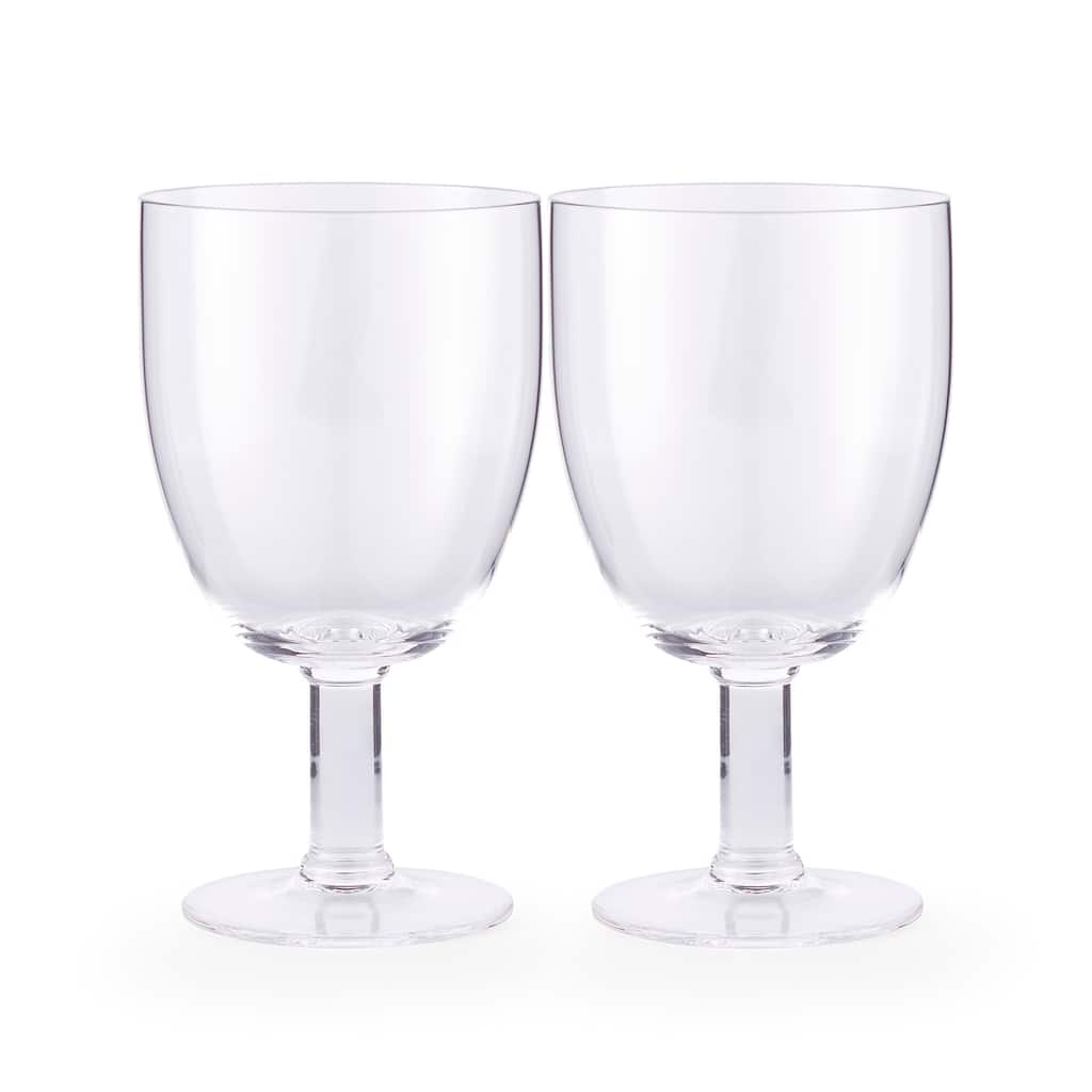 Kit Kemp for Spode Set of 2 Glassware Flow Wine Glasses - 11.8 Oz