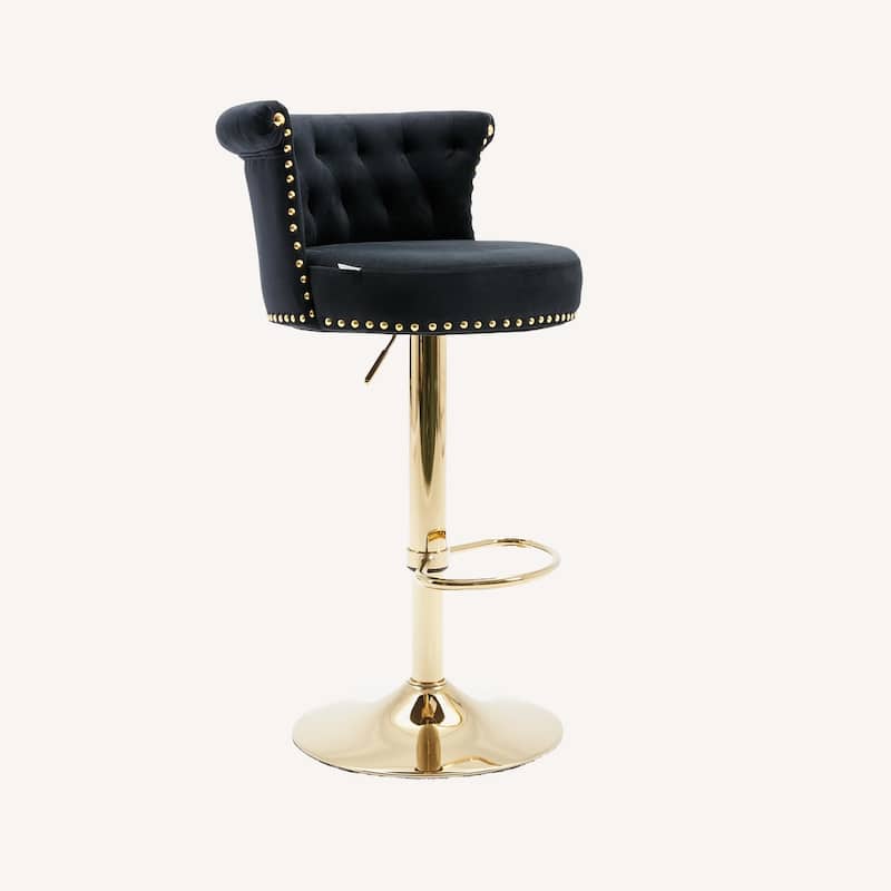 Set of 2 Adjustable Counter Height Chairs