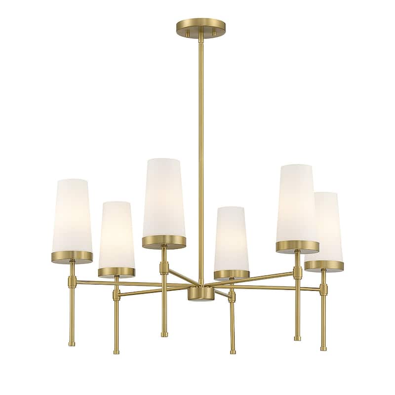 Savoy House 1-2802-6 Haynes 6 Light 30" Wide Chandelier