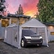 preview thumbnail 32 of 81, Heavy-Duty Metal Carport with Upgraded Galvanized Steel Roof – Ideal Shelter for Cars, Boats, and Tractors 10'x20' - Canopy
