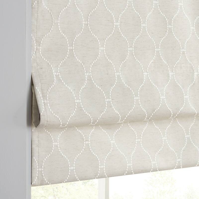 Eclipse Darien Ogee 100% Total Blackout Cordless Roman Shade