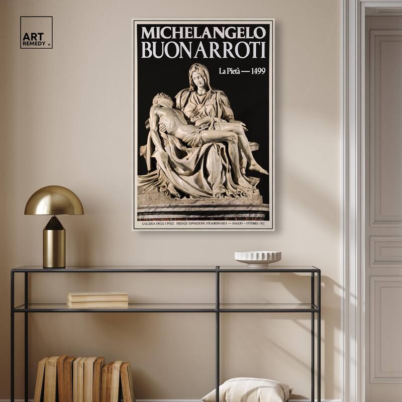 Marble Lamentation Canvas by Art Remedy