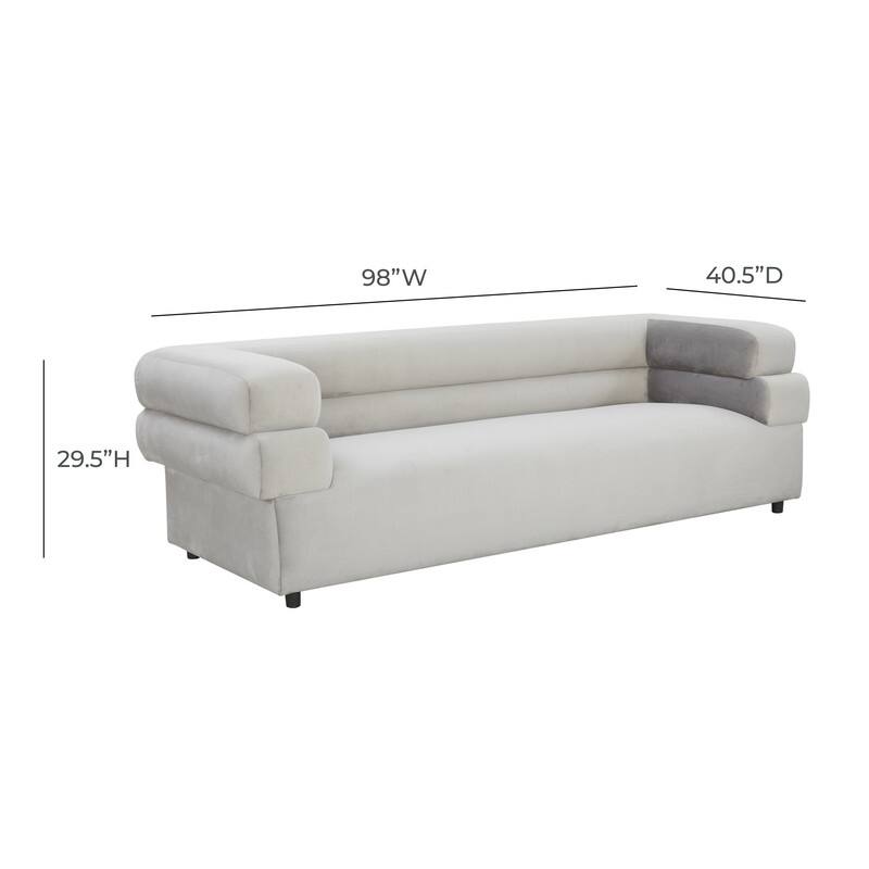 Elsa Upholstered Sofa by Inspire Me Home Decor