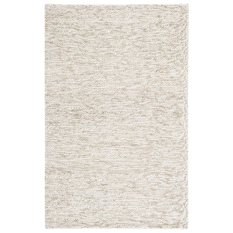 SAFAVIEH Handmade Natura Onica Wool Rug - 5' x 8' - Sage/Ivory - Rectangle