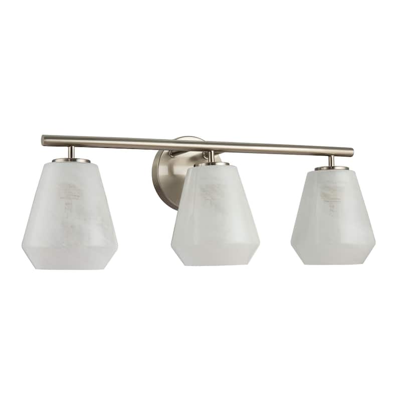 Artcraft Brooke Bathroom Vanity - Wispy White Glassware Shade