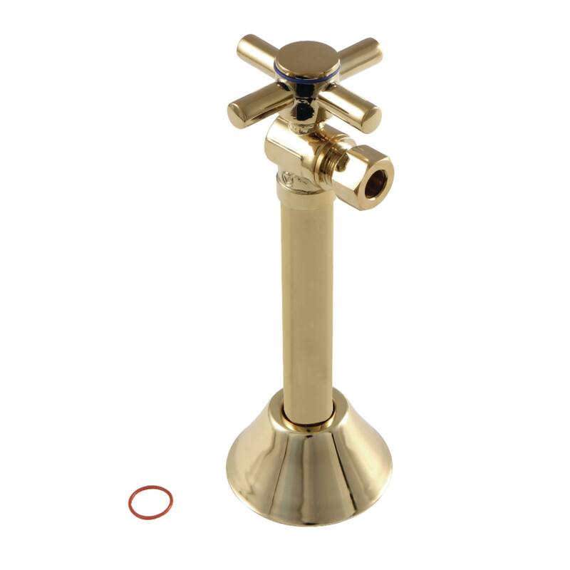 Kingston Brass Concord 6-1/2" High Brass Angle Stop Valve - Polished Brass
