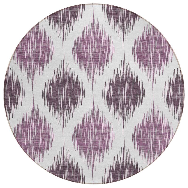HomeRoots Ikat Transitional Rectangle Outdoor Rug