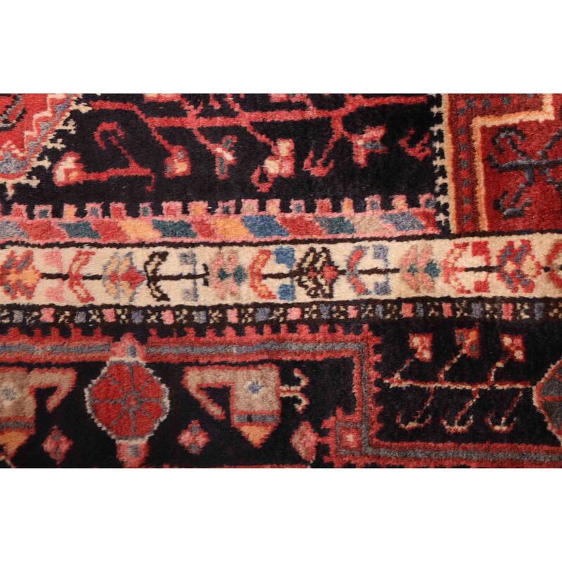 ECARPETGALLERY Hand-knotted Anadol Dark Navy Wool Rug - 3'11 x 6'9