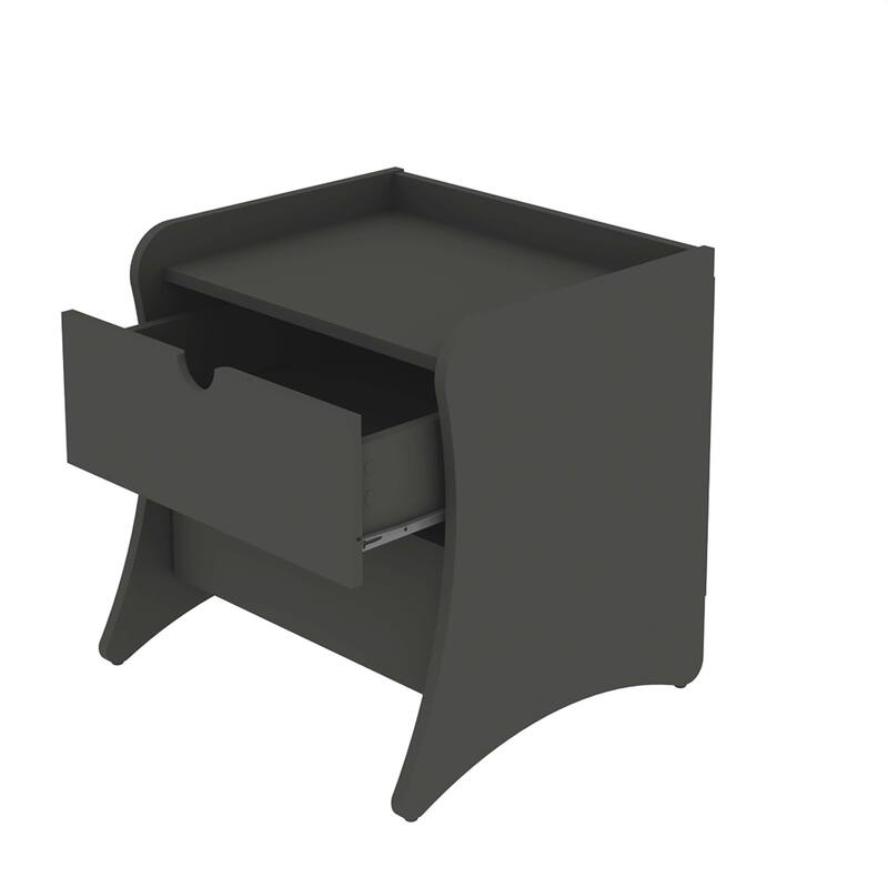 Manhattan Comfort Coney Mid-Century Modern 2-Drawer Nightstand