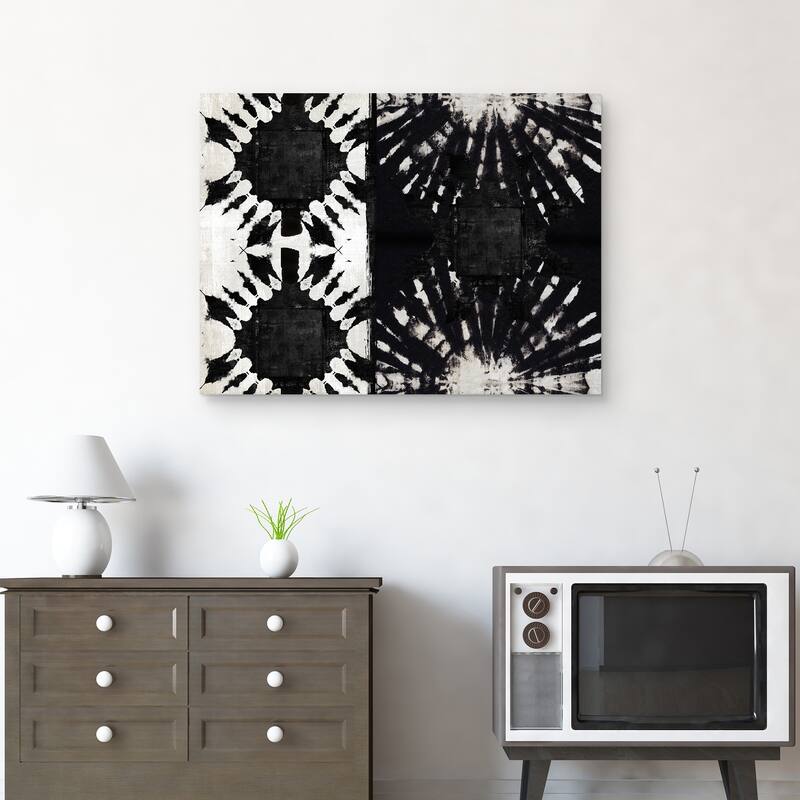 Flower Tribal 7 by Nikki Chu Canvas Art Print