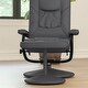 preview thumbnail 60 of 69, Contemporary Multi-Position Recliner and Ottoman with Wrapped Base