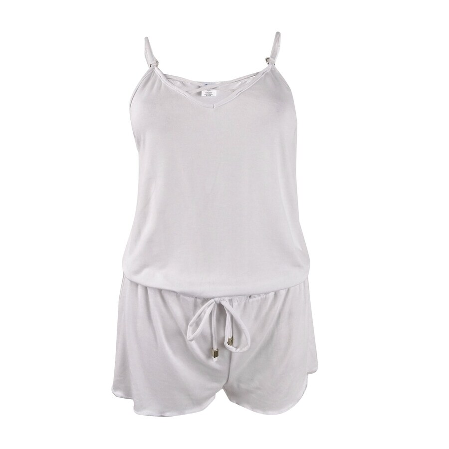 California Waves Women/'s Romper Swim Cover-Up