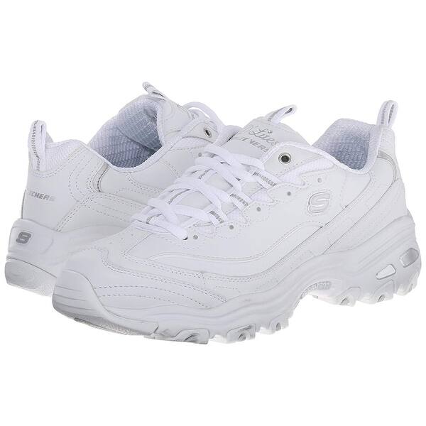 Shop Skechers Sport Women S D Lites Memory Foam Lace Up Sneaker