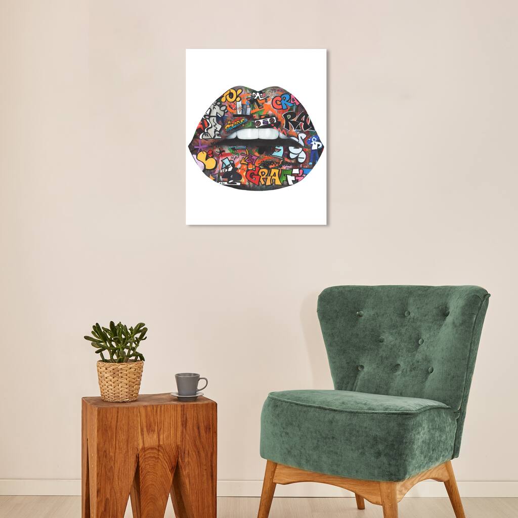 Wynwood Studio Canvas Fashion and Glam Musical Vibe Yellow Modern & Contemporary Wall Art Canvas Print