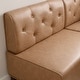 preview thumbnail 33 of 32, Linon Allard Upholstered/Faux Leather Modern Farmhouse Nook Bench