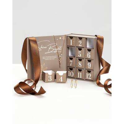 12 Days of Christmas Jewelry Advent Calendar made with Swarovski Crystals