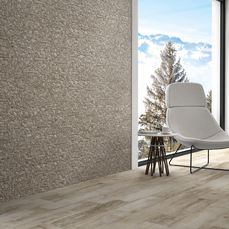 Merola Tile Caldera Castle Canto 12-5/8" x 25-1/8" Porcelain Floor and Wall Tile