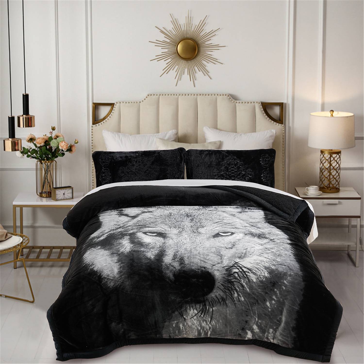 Bed bath and beyond sherpa comforter 2025