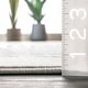 preview thumbnail 3 of 27, Nuloom Bevin Abstract Sky Fringe Area Rug