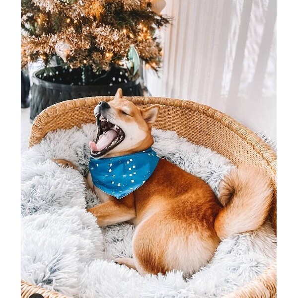 Monogram on sale dog bed