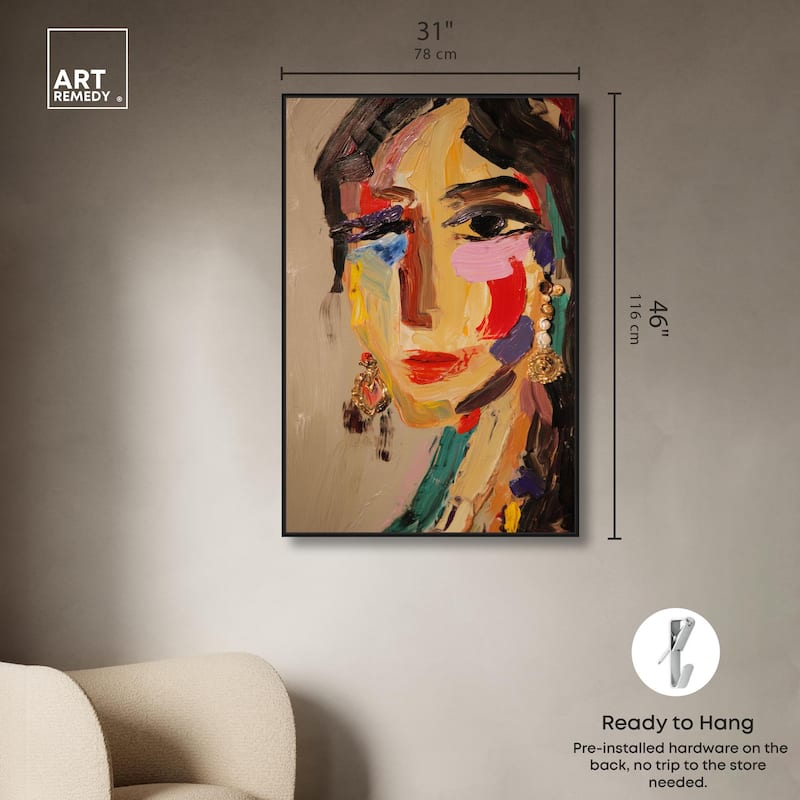 Colorful Expression II Canvas by Art Remedy