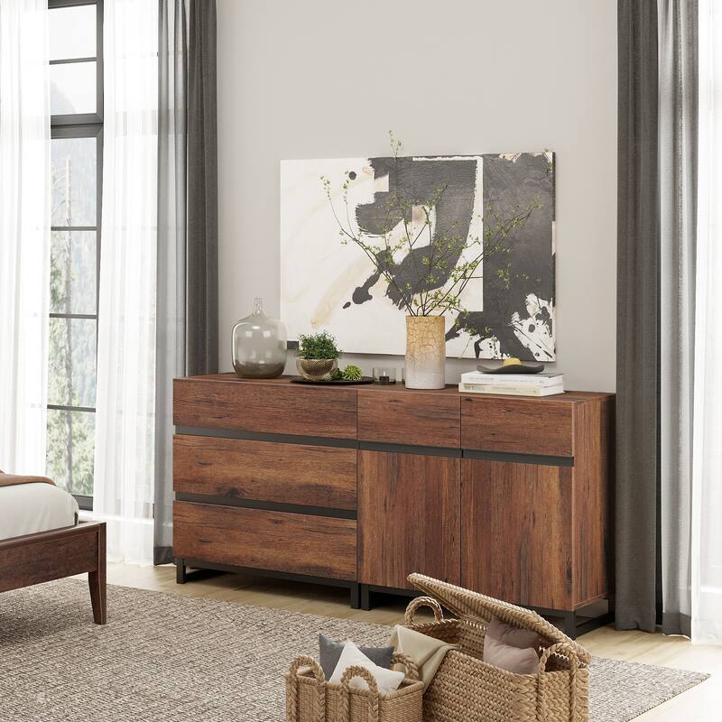 WAMPAT Modern TV Stand for TVs up to 70 inch