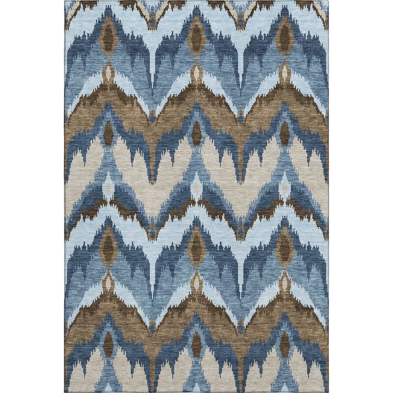 Premium Washable Super Soft Modern Ikat Mayfield Rug