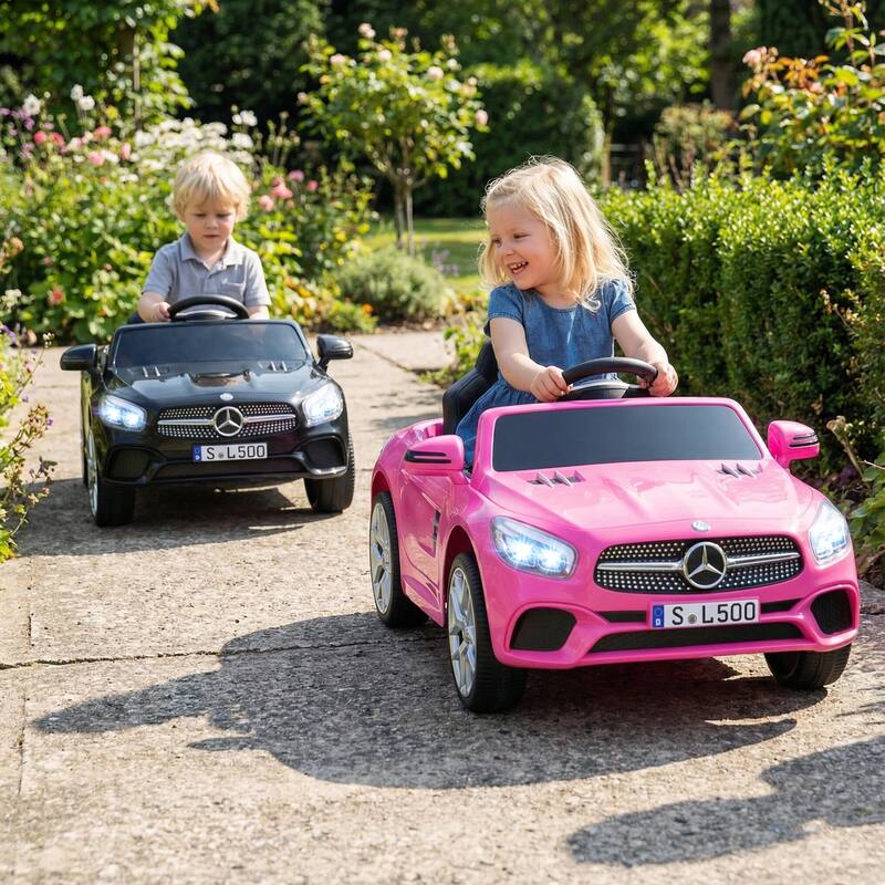 Gymax Licensed Mercedes-Benz SL R231 Kids Ride on Car 12V Electric