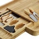 preview thumbnail 6 of 7, MegaChef Bamboo Charcuterie Cheese Board w/ Cheese Utensils and Accessories Set