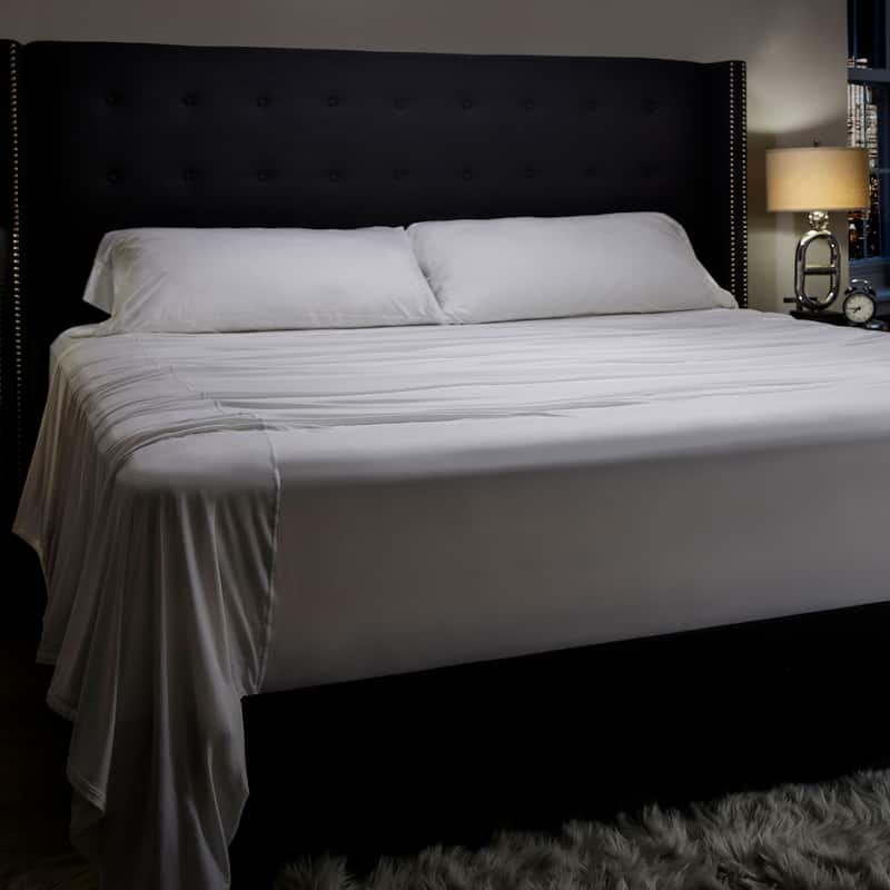 SHEEX Midnight Label Luxury Sheet Set - Queen - Mist Gray