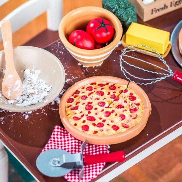 american girl pizza set
