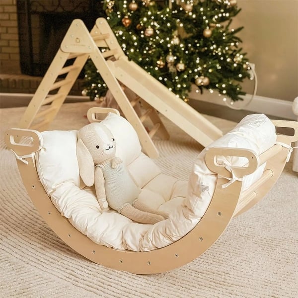 slide 2 of 10, Tiny Land® Thick Padded Play Cushion - Arch Not Included - White White