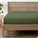preview thumbnail 42 of 89, Bare Home Double Brushed Deep Pocket Fitted Sheet California King - Cypress