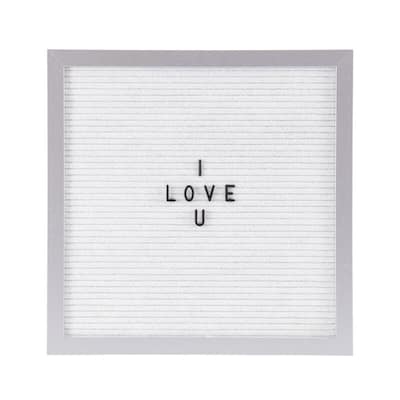 Melannco MDF White Letter Board, 14 Inch