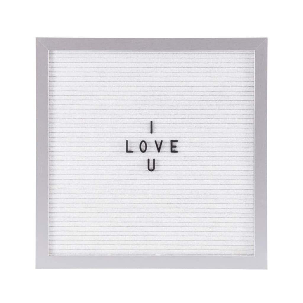 Melannco MDF White Letter Board, 14 Inch