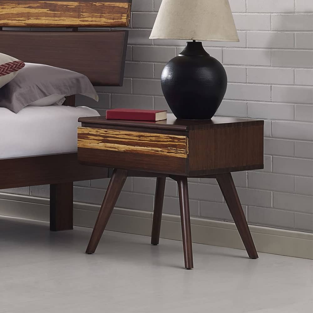 Sarah Nightstand, Burgundy